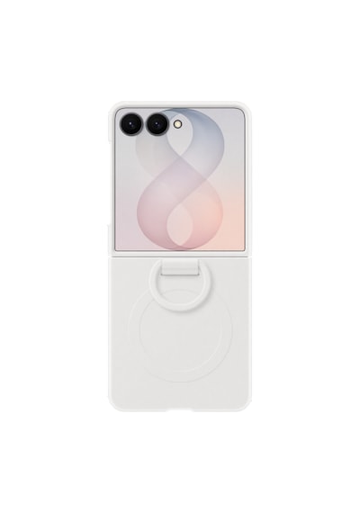 Samsung Galaxy Uyumlu Z Flip8 Silikon Yüzüklü Magnet Kılıf