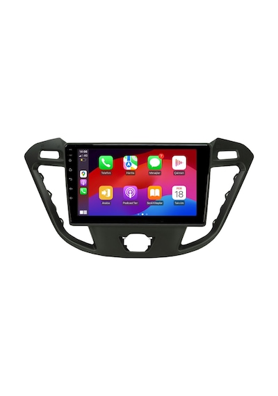 Ford Transit Custom Araç Multimedya Android Ekran Carplay Double Teyp 2+32 9" 12-17 Black Blueway