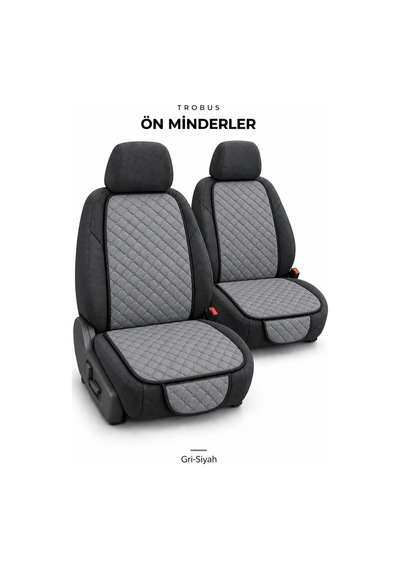 Trobus Skoda Fabia 2007+ Kapitone Minder 7'li Gri Siyah