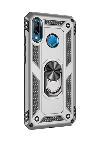 Huawei P20 Lite Kılıf Vega Standlı Yüzüklü Mıknatıslınano Glass