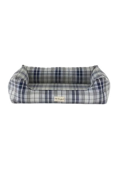 Pet Comfort Delta Varius Kareli Köpek Yatağı M 90 x 70 CM