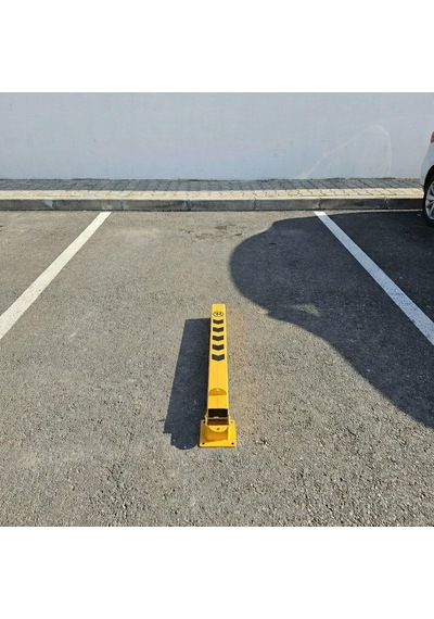 Kilitli Otopark Direği 75 Cm, Yatar Tip Park Bariyeri-4012