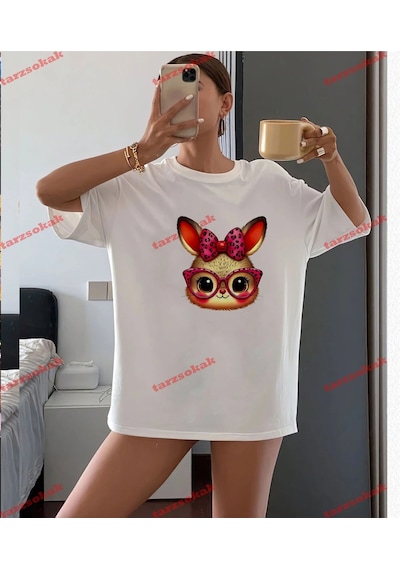 Startmore Leopar Desenli Sincap Beyaz