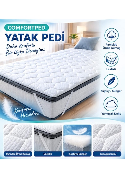Comfortped Yatak Pedi Lastikli 90 X 190