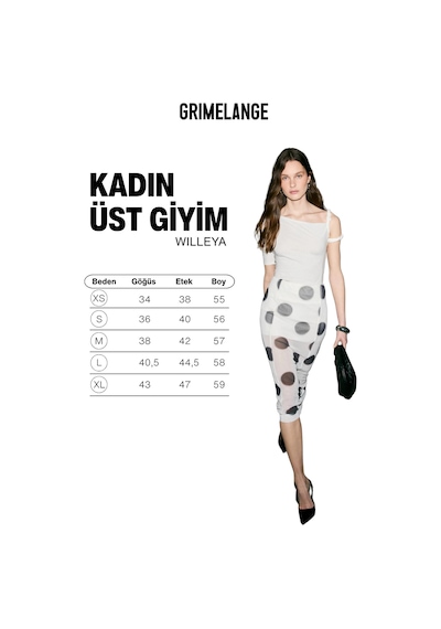 Grımelange Wılleya Kadın Yumuşak Ve Esnek Kumaşlı Omuzu Düğümlü Slim Fit Ekru Bluz Ekru