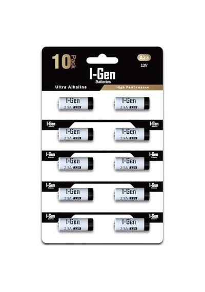 I-gen 23a Pil 10&apos Lu Paket 12v Mn21 Pil A23 / 23a / V23ga / Lrv08 / 8lr932