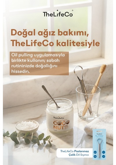 Thelifeco Paslanmaz Çelik Dil Temizleyici - Dil Sıyırıcı