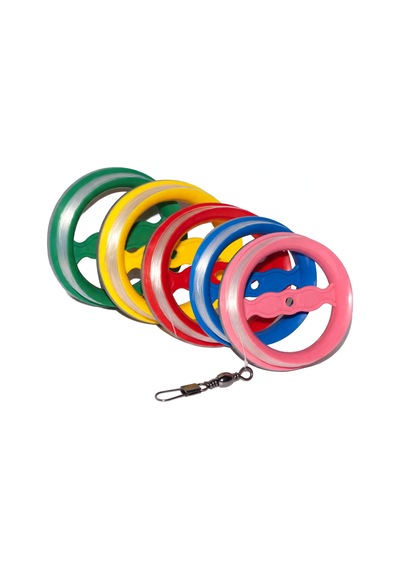 3 No Contalı Kasnak 0.60 Misina 50 Metre Fırdöndülü Sarılı Hazır Takım 5 Adet Set