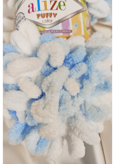 Puffy Color Ebruli El Örgü İpi 100gr. 9mt. 5'li Paket - Renk: 5865