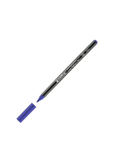 Edding Porselen Kalemi Fırça Uçlu 1-4 Mm Mavi 4200 Çok Renkli