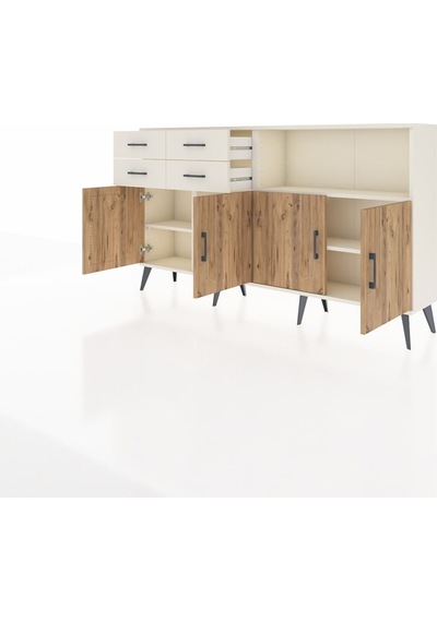 Arges Konsol 4 Raflı 4 Çekmeceli 4 Kapaklı 176x30x99 Aytaşı-çam/aytaşı Atlas Çam/aytası - Aytası Arges Konsol 4 Raflı 4 Çekmeceli 4 Kapaklı 176x30x99 Aytaşı-çam/aytaşı Atlas Çam/aytası - Aytası