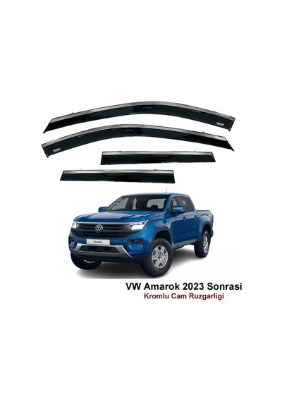 Vw Amarok Kromlu Cam Rüzgarlığı Niken 2023 Sonrası