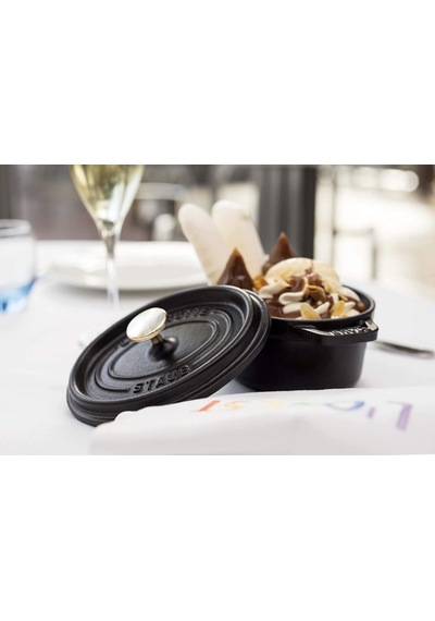 Staub 40500-101-0 Mini Güveç, Yuvarlak Kapaklı 10 Cm, 0,25 L, Ind Diğer