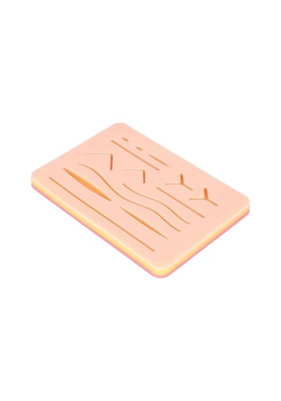 Akestoria Med FC-052 Esnek Dokusu Özel Yapı Silikonlu Sütür Eğitim Pedi 13 x 18 CM