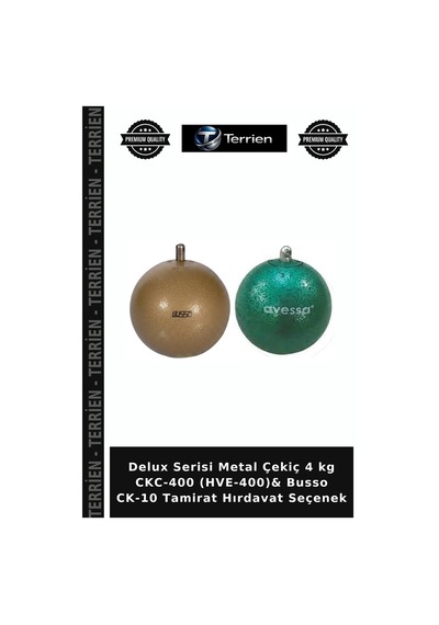 Delux Serisi Metal Çekiç 4 Kg Ckc-400 Hve-400 & Busso Ck-10 Tamirat Hırdavat Seçenek