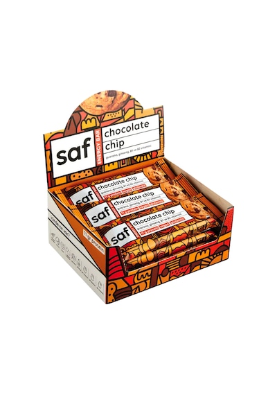 Saf Chocolate Chip Energy Bar 12 x 50 G