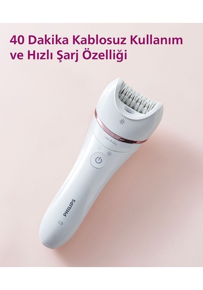 Philips 8000 Serisi BRE710/05 Islak Kuru Epilatör (Teşhir)
