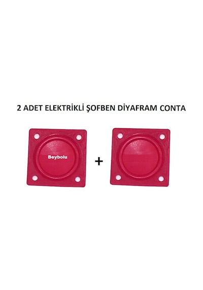 Kare Şofben Diyafram Conta  Elektrikli Şofben Contası 2 Adet
