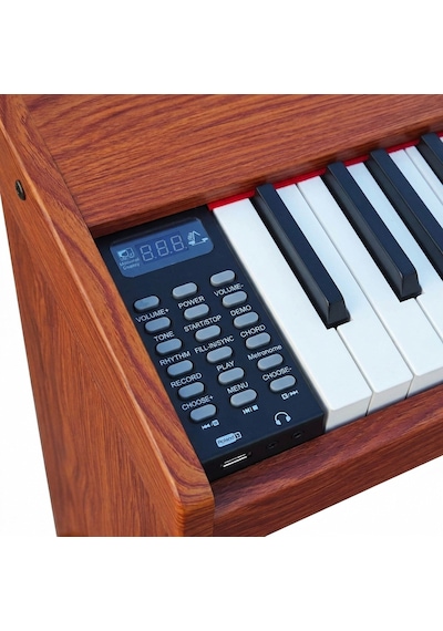 Jwin Sdp-88 Tuş Hassasiyetli 88 Tuşlu Dijital Piyano + Tabure - Kahverengi