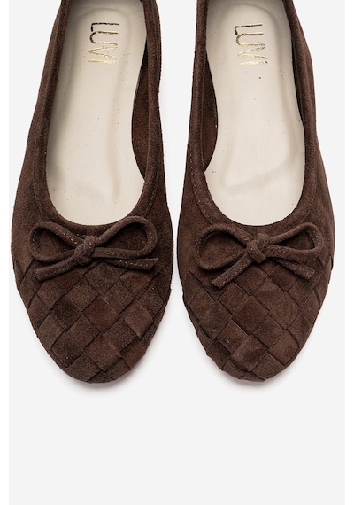 Luvishoes 03 Kahverengi Süet Hakiki Deri Kadın Babet Ayakkabı Kahverengi Luvishoes 03 Kahverengi Süet Hakiki Deri Kadın Babet Ayakkabı Kahverengi