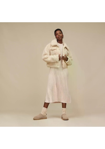 Bot Kadın 1173891 Ugg W Classıc Mıcro Sand Kum Rengı Kum