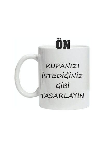 Kişiye Özel Resimli Beyaz Kupa Bardak İle Özelleştirilebilir Hediye