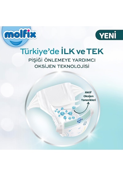 Molfix Premium 5 Beden Bebek Bezi Ultra Fırsat Paketi 66x2 132 Adet 5 Numara