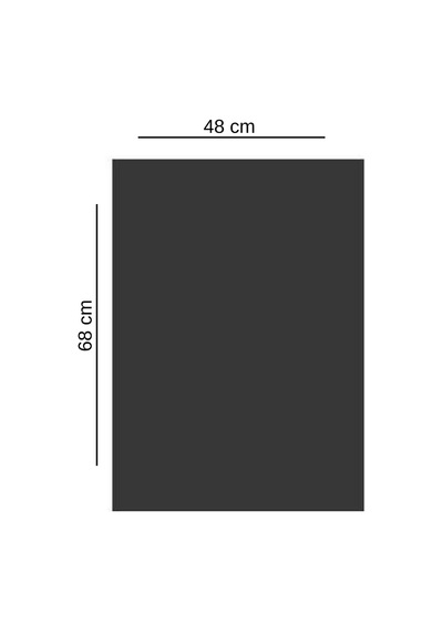 50x70 Cm Siyah Renk Mukavva Kartonu 5 Adet