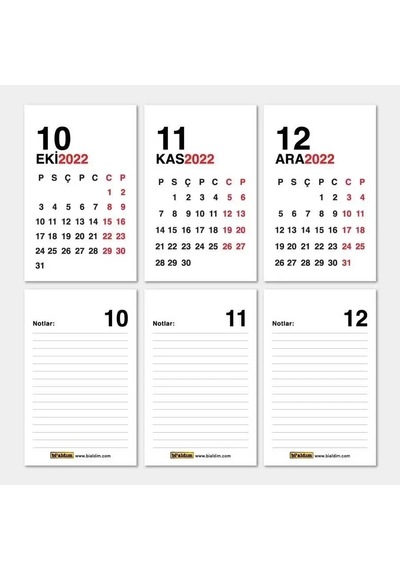 Haftalık Planlayıcı 2027 Masa Takvimi Kraft