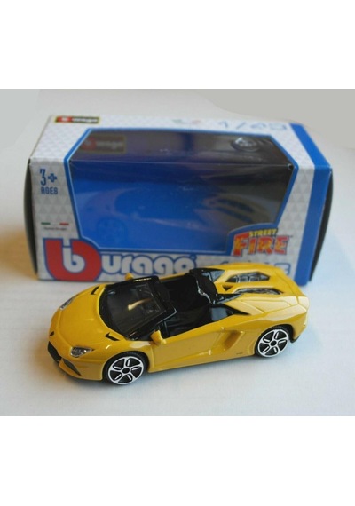 Bburago 1:43 Street Fire -lamborghını Aventador Roadster