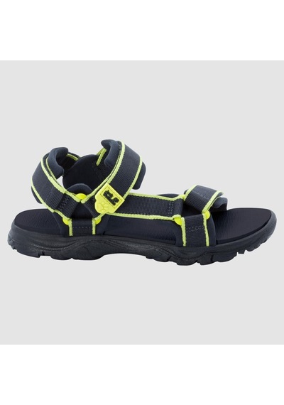 Jack Wolfskin 4040061 Seven Seas 3k Blue/lime Kadın Sandalet Mavi