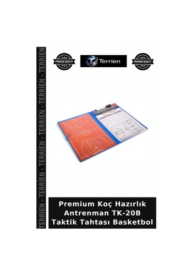 Premium Koç Hazırlık Antrenman Tk-20b Taktik Tahtası Basketbol