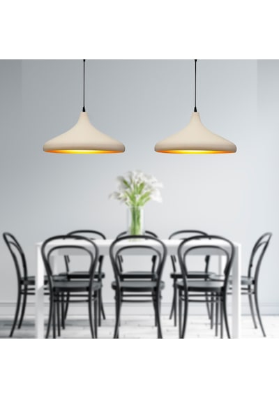 Pera Beyaz 2Li Modern Retro Sarkıt Mutfak Salon Avize-Sarkıt Seti