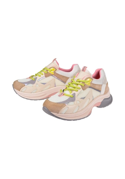 Pullman Kadın Spor Ayakkabı Sneaker Sms-30170 Bej Pembe-bej Pembe Bej - Pembe