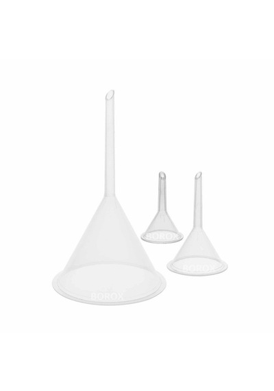 Borox Plastik Analitik Huni 50mm - Laboratuvar Hunisi