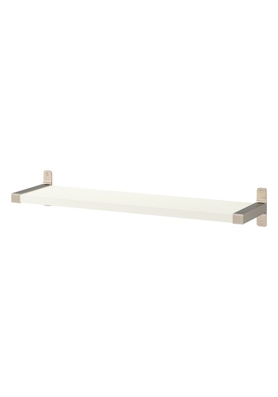 Ikea Bergshult/granhult Duvar Rafı 80x20 Cm Beyaz - Gümüş