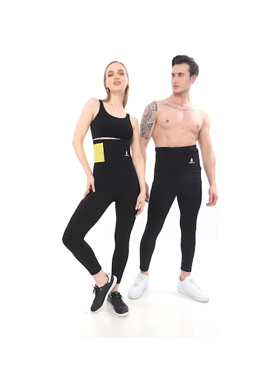 Sh Mağazacılık Unisex Termal Terleten  Sarı  Bel Korse Kemer Sarı