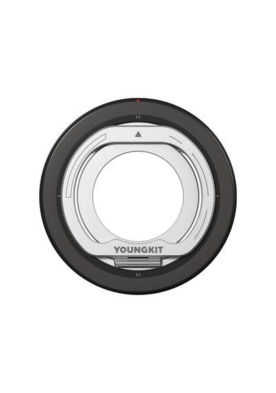 Youngkit Magnetik 360 Derece Dönebilen Dual Fold Rotating Serisi Parmak Ring Stand Siyah