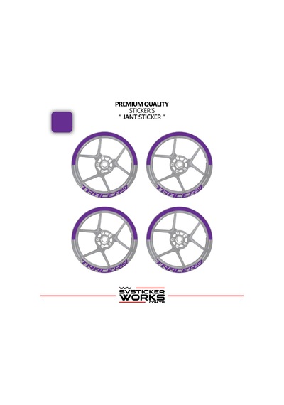 Yamaha Tracer 9 Jant Şeridi Yarım Jant Kaplama & Tracer 9 Yazı Sticker Seti 81062441