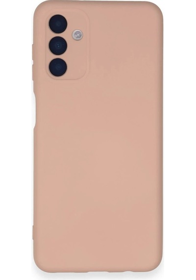Newface - 890 - Samsung Galaxy A14 4g Kılıf Nano İçi Kadife Silikon - Edntrend - - Pudra