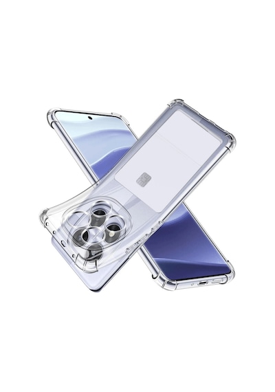 Xiaomi Redmi Note 14 Pro 4g Kılıf Kart Şeffaf Silikon - Şeffaf Çr