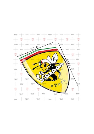 Pıaggıo Vespa Gts Gtv Lx Lxv Sprınt 150 125 250 300 3D Sticker