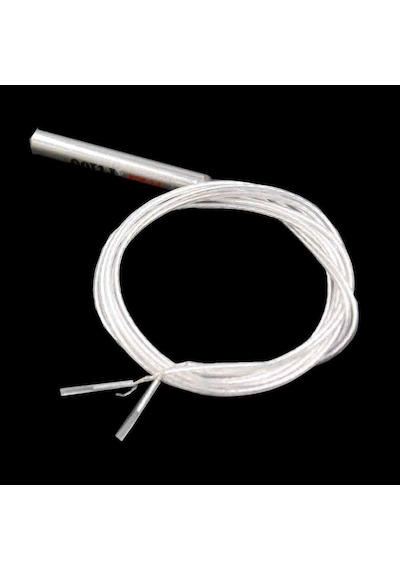 5 Adet Wzp Pt100 Sıcaklık Sensörü - 4x30mm Paslanmaz Çelik Prob, 50cm 2 Uçlu Hassas Isı Ölçer