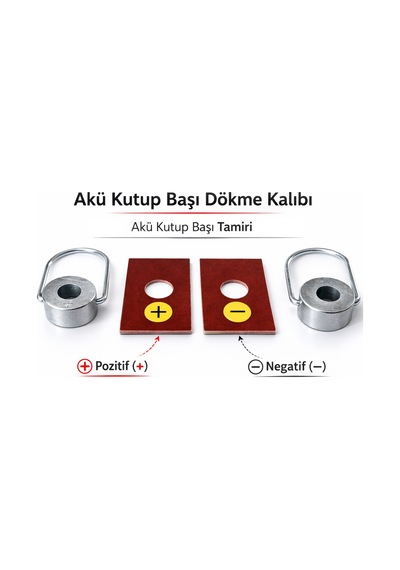 Akü Kurşun Kutup Başı Dökme Kalıbı Takım Kalıp