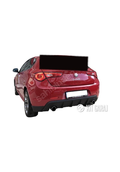 Kit Garaj Alfa Romeo Giulietta Difüzör Çift Çıkış Plastik Boyasız