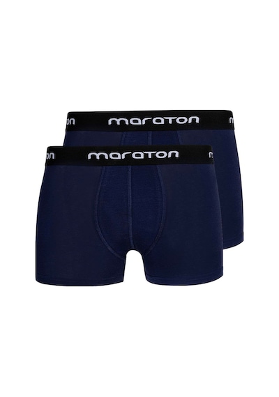 Maraton 2'li Erkek Açık Lacivert Boxer Açık Lacivert