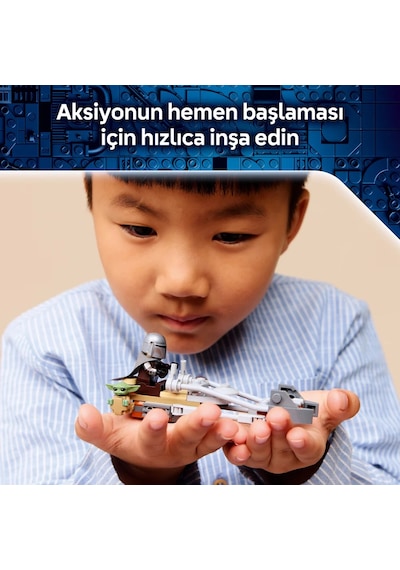 LEGO® Star Wars™ Mandalorian ve Grogu’nun Hız Motoru 75436 - 6 Yaş ve Üzeri için Minifigür İçeren Oyuncak Yapım Seti (58 Parça)