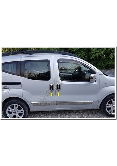 Db Chrome Fiat Fiorino Kapı Kolu Nikelajı 2008 Sonrası 4 Kapı 8  P