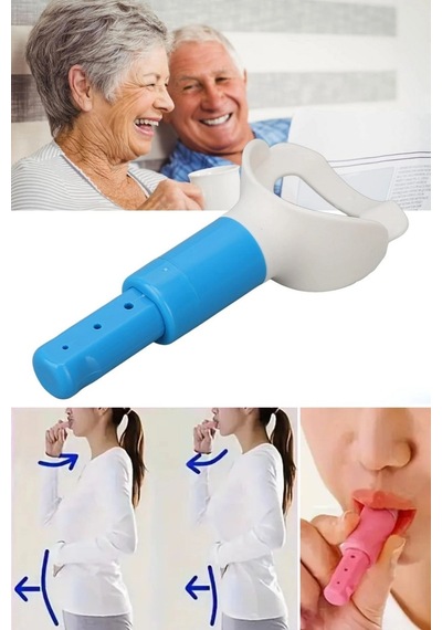Ergonomik Taşınabilir Nefes Egzersiz Aleti İle Karın Kası Güçlendirme Çok Renkli