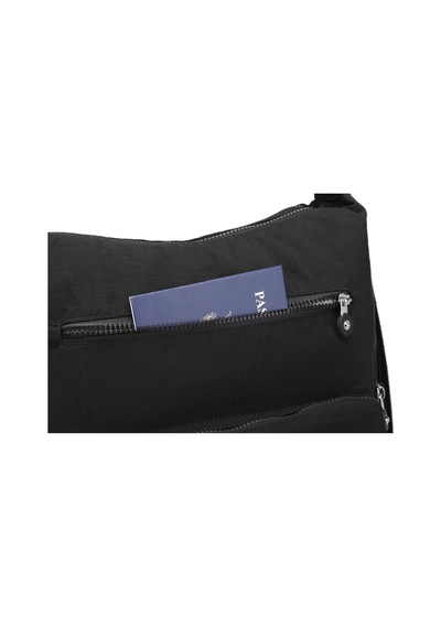 Smart Bags Büyük Boy Su Geçirmez Krınkıl Kumaş Hem Sırt Hem Omuz Çantası Mavi Rose